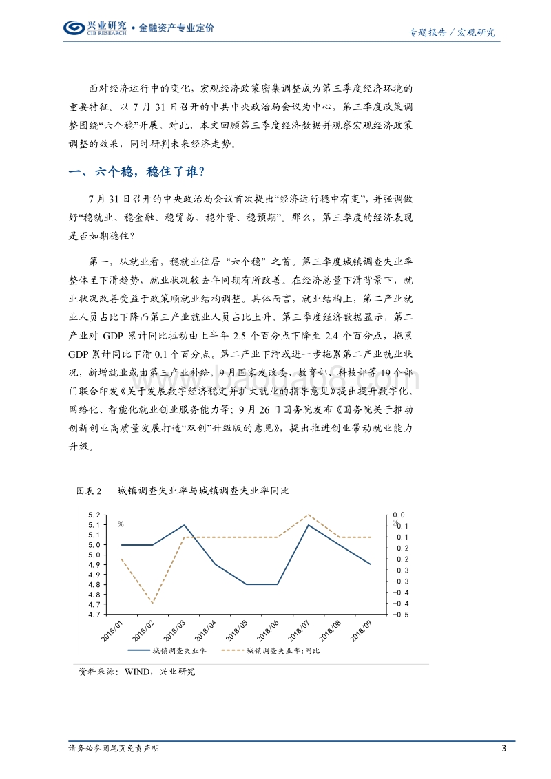 宏观经济季度回顾与展望：六个稳，稳了谁.pdf_第3页