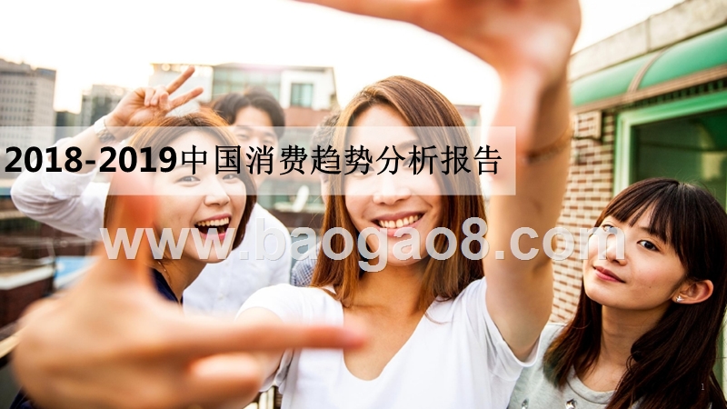 2018-2019中国消费趋势分析报告.pptx_第1页