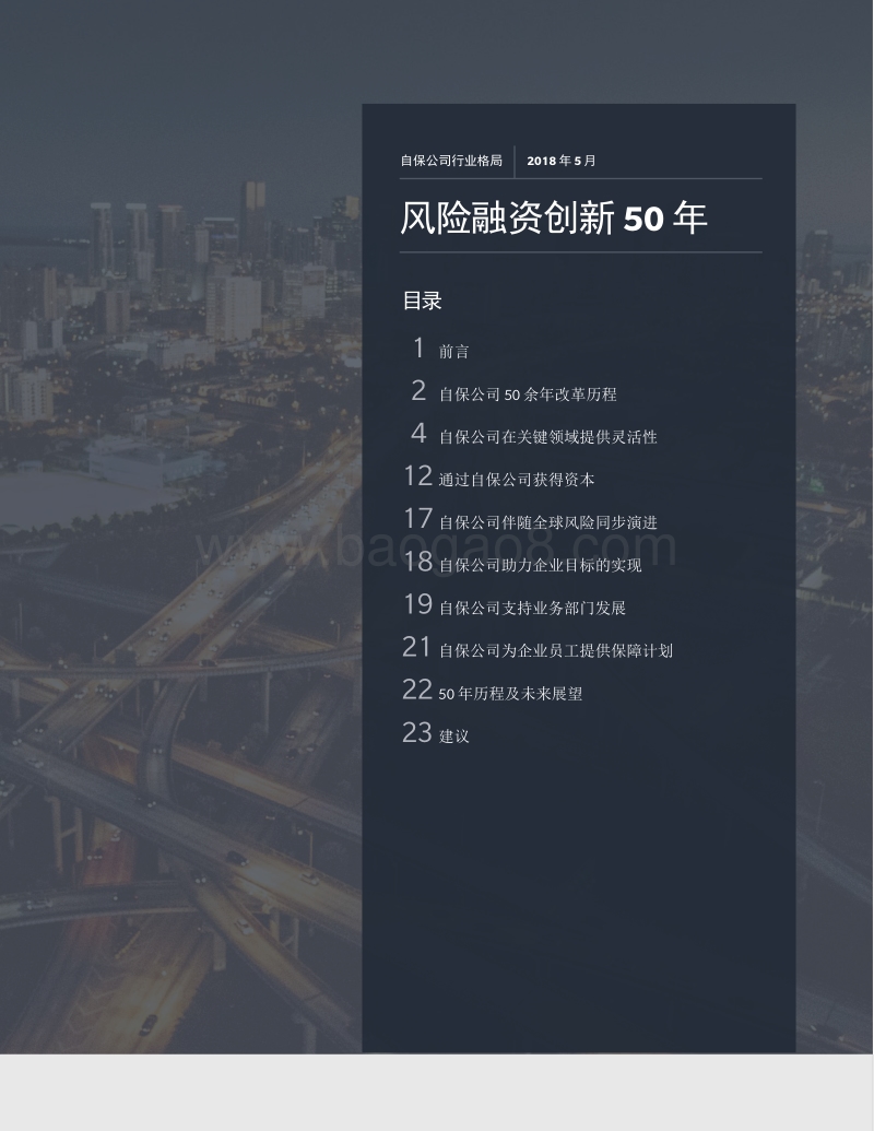 自保公司行业格局：风险融资创新50年.pdf_第2页