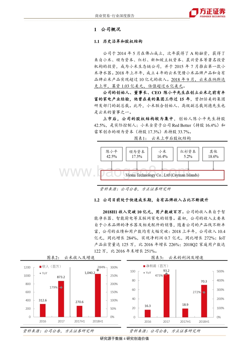 云米：小米净水器提供商，自有品牌全屋互联网家电打开新成长空间.pdf_第4页