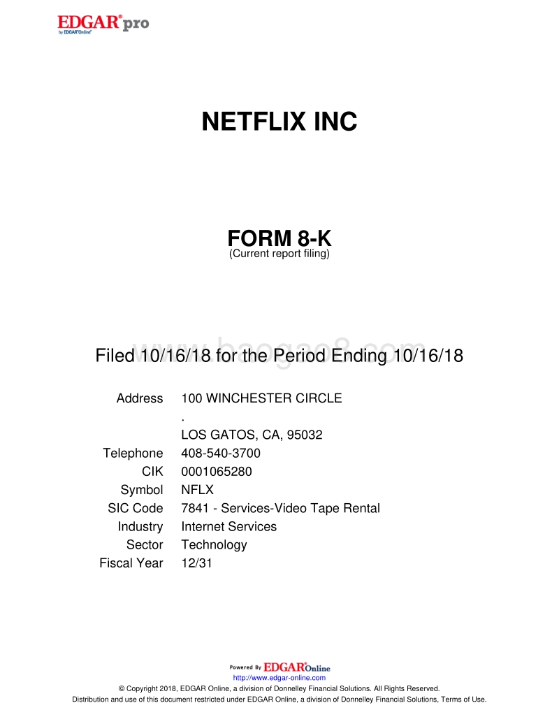 2018年Q3Netflix财报.pdf_第1页