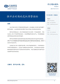 汇率报告：强冲击时期的危机预警指标.pdf
