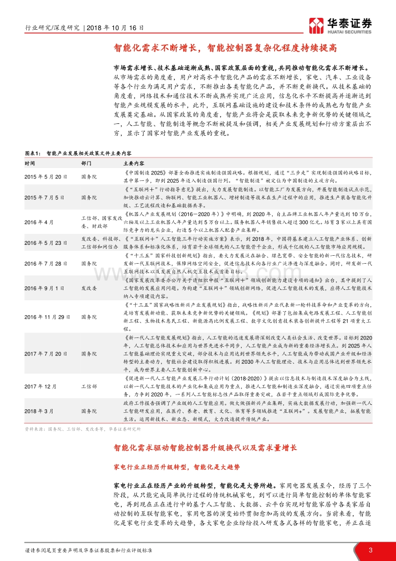 智能控制器行业深度报告：智能化、专业化，智能控制器新机遇.pdf_第3页