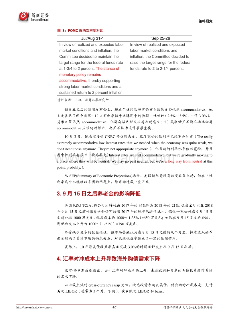 近期美债收益率上行的几点解释：这次不一样？.pdf_第4页