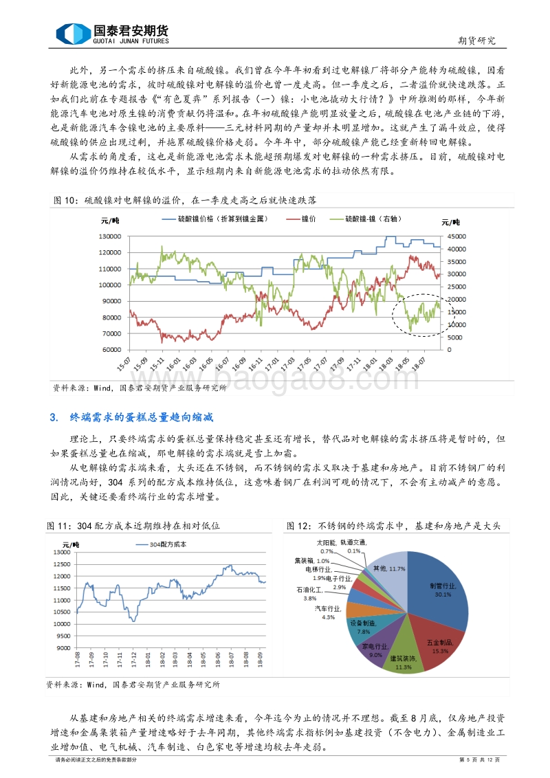 “再探有色需求端”系列报告（三）：镍，低库存下的需求挤压.pdf_第5页