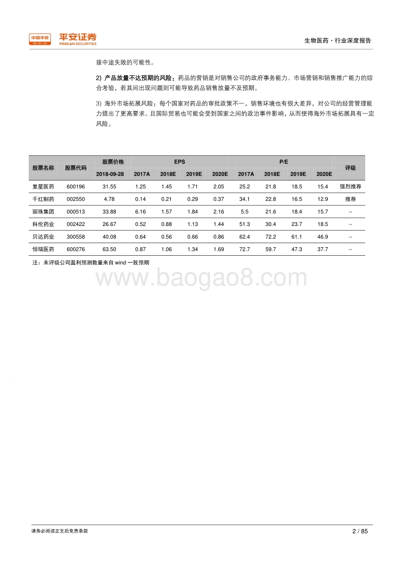 抗肿瘤靶向药深度分析：广袤市场，英雄辈出.pdf_第2页