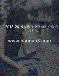 2018-2019零售行业移动用户数据分析报告.pptx