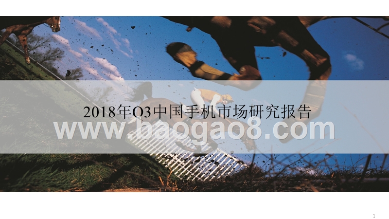 2018年Q3中国手机市场研究报告.pptx_第1页