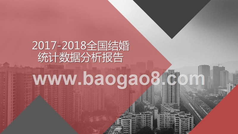 2017-2018全国结婚统计数据分析报告.pptx_第1页
