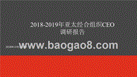 2018-2019年亚太经合组织CEO调研报告.pptx