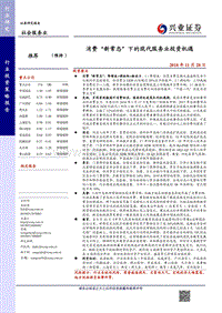 消费“新常态“下的现代服务业投资机遇.pdf