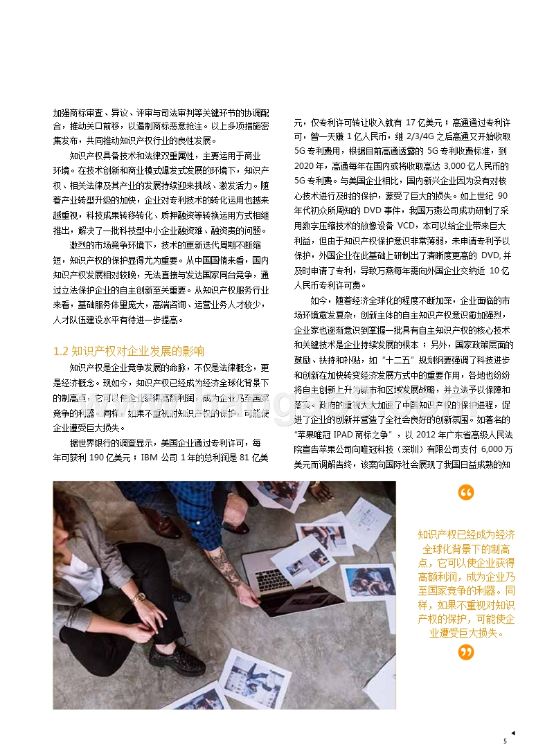 2018-2019中国企业知识产权竞争力研究报告.pptx_第5页