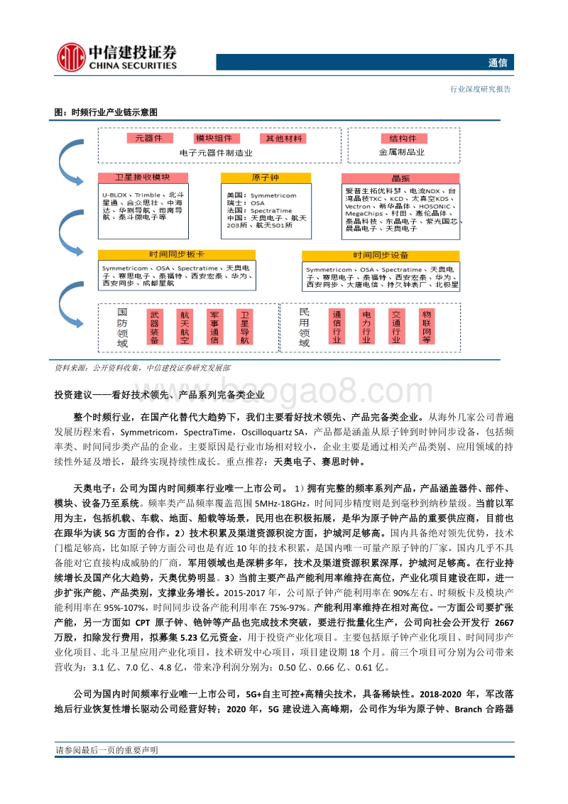 时间频率：5G叠加自主可控，被忽视的高精尖领域.pdf_第3页