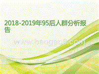 2018-2019年95后人群分析报告.pptx