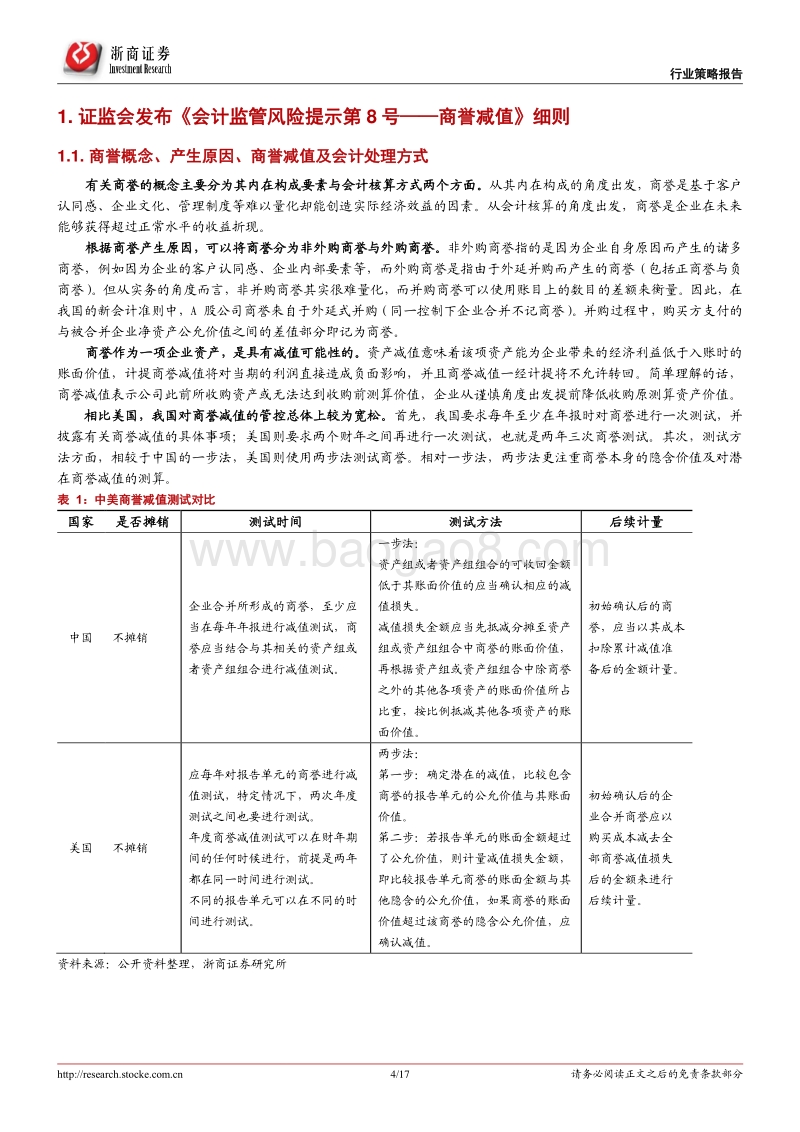 如何看待商誉问题：商誉高不等于商誉减值高.pdf_第4页