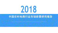 2018中国农村电商行业市场前景研究报告.pdf