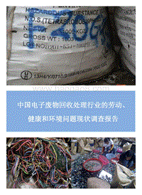 中国电子废物回收处理行业的劳动、健康和环境问题现状调查报告.pdf