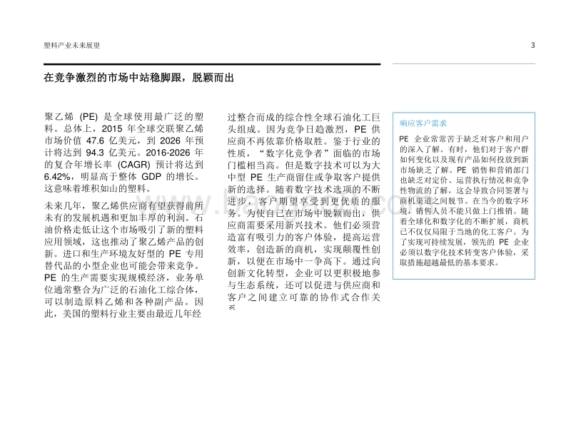 塑料产业未来展望：在商品化塑料市场中强化领导地位.pdf_第3页