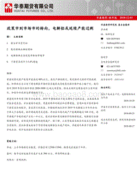 铝年报：政策市到市场市的转向，电解铝或延续产能过剩.pdf