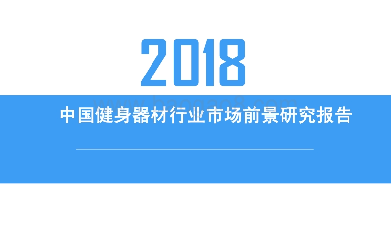 2018中国健身器材行业市场前景研究报告.pdf_第1页