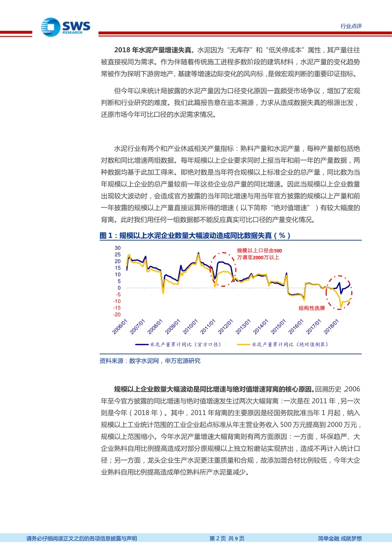 “数”说水泥系列报告1：如何还原可比口径水泥产量？.pdf_第2页