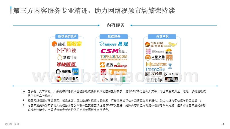 2018-2019中国网络视频产业生态发展分析报告.pptx_第4页