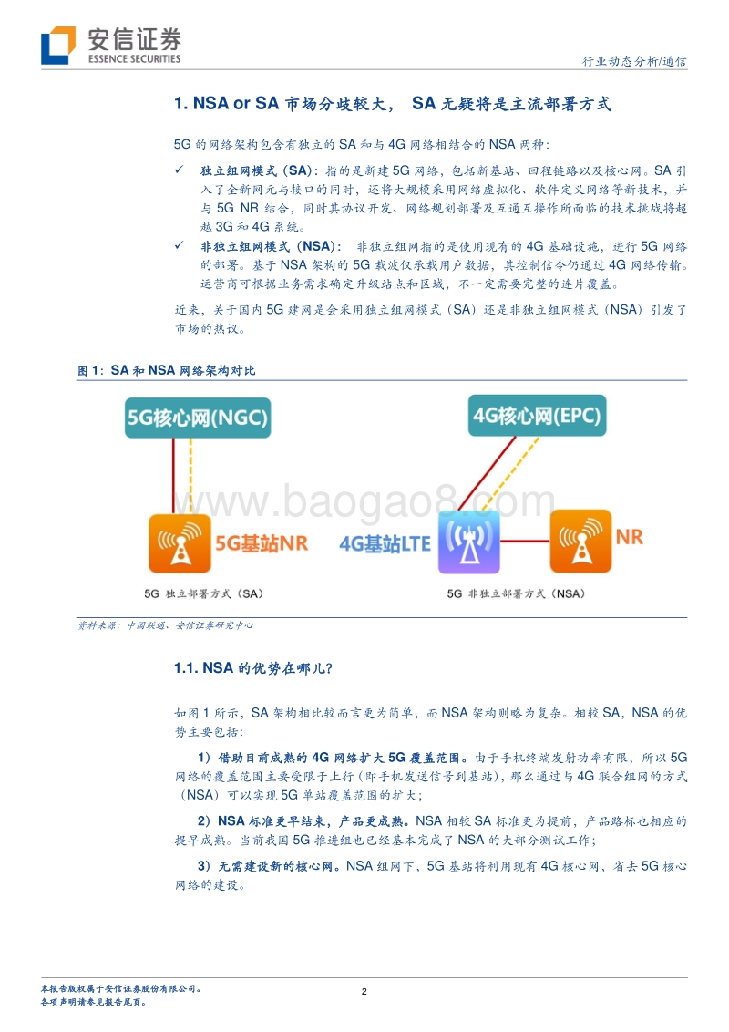 5G热点问题详解系列之一：NSAorSA，选择并不困难.pdf_第2页