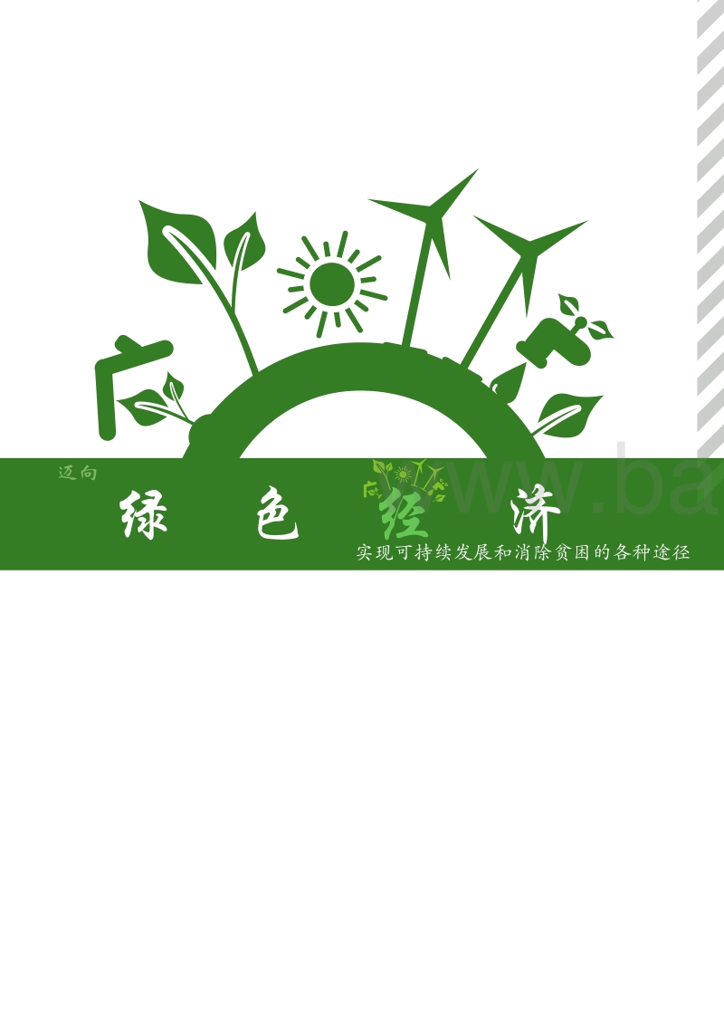 迈向绿色经济，实现可持续发展和消除贫困的各种途径.pdf_第3页