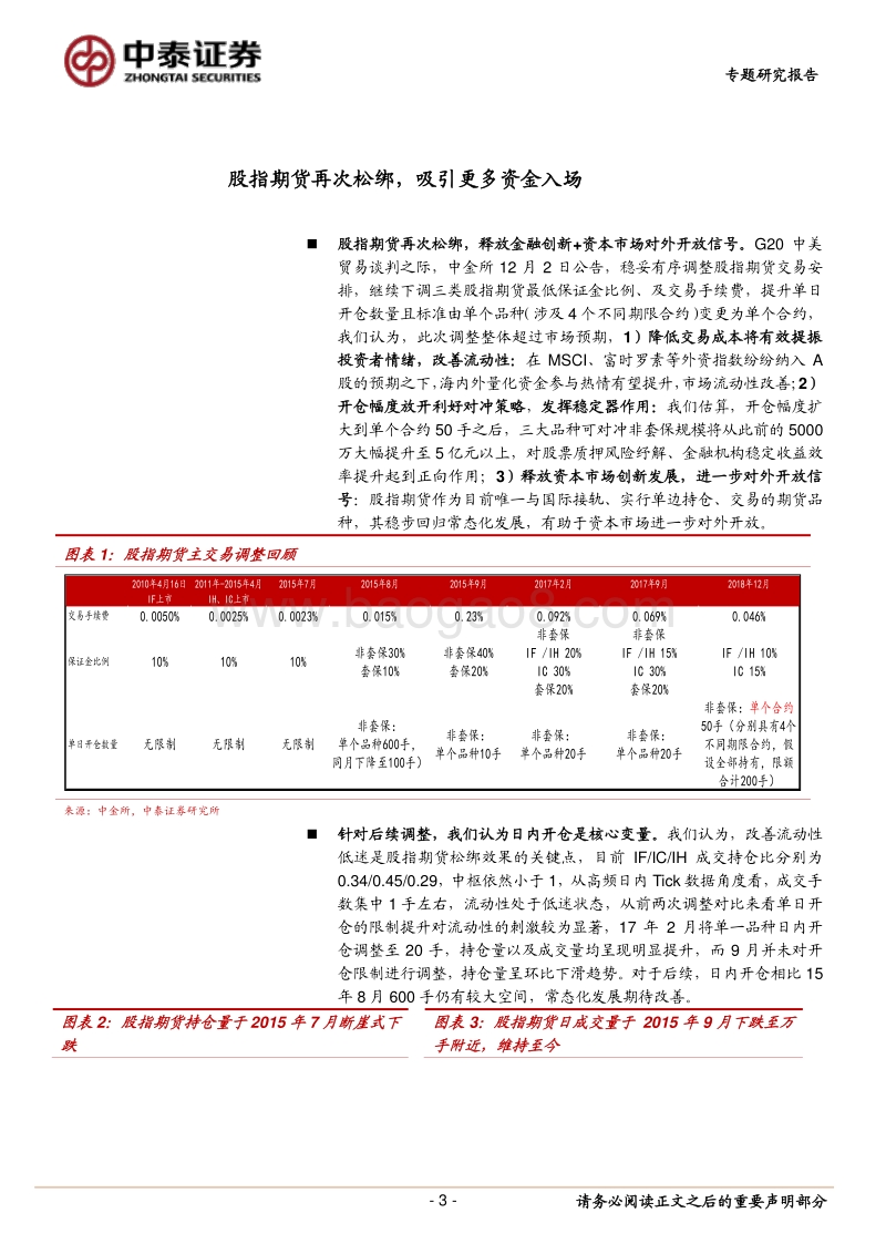 资本市场改革专题之一：股指期货松绑释放信号，券商创新业务趋势回暖.pdf_第3页