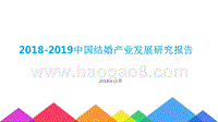 2018-2019中国结婚产业发展研究报告.pptx