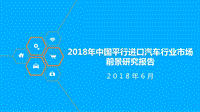 2018年中国平行进口汽车行业市场前景研究报告.pdf