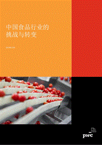 中国食品行业的挑战与转变.pdf