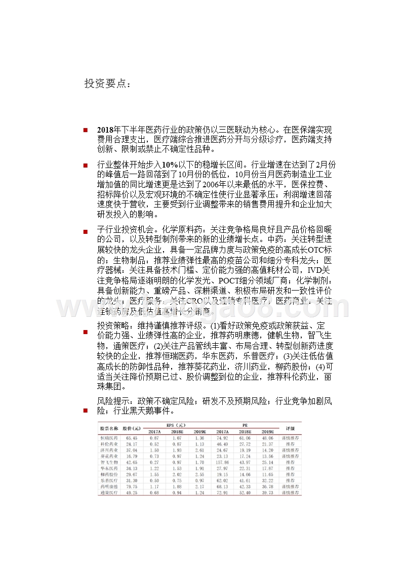 医药生物行业2018总结与2019年上半年投资分析报告.pptx_第4页