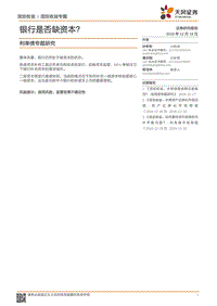 利率债专题研究：银行是否缺资本？.pdf