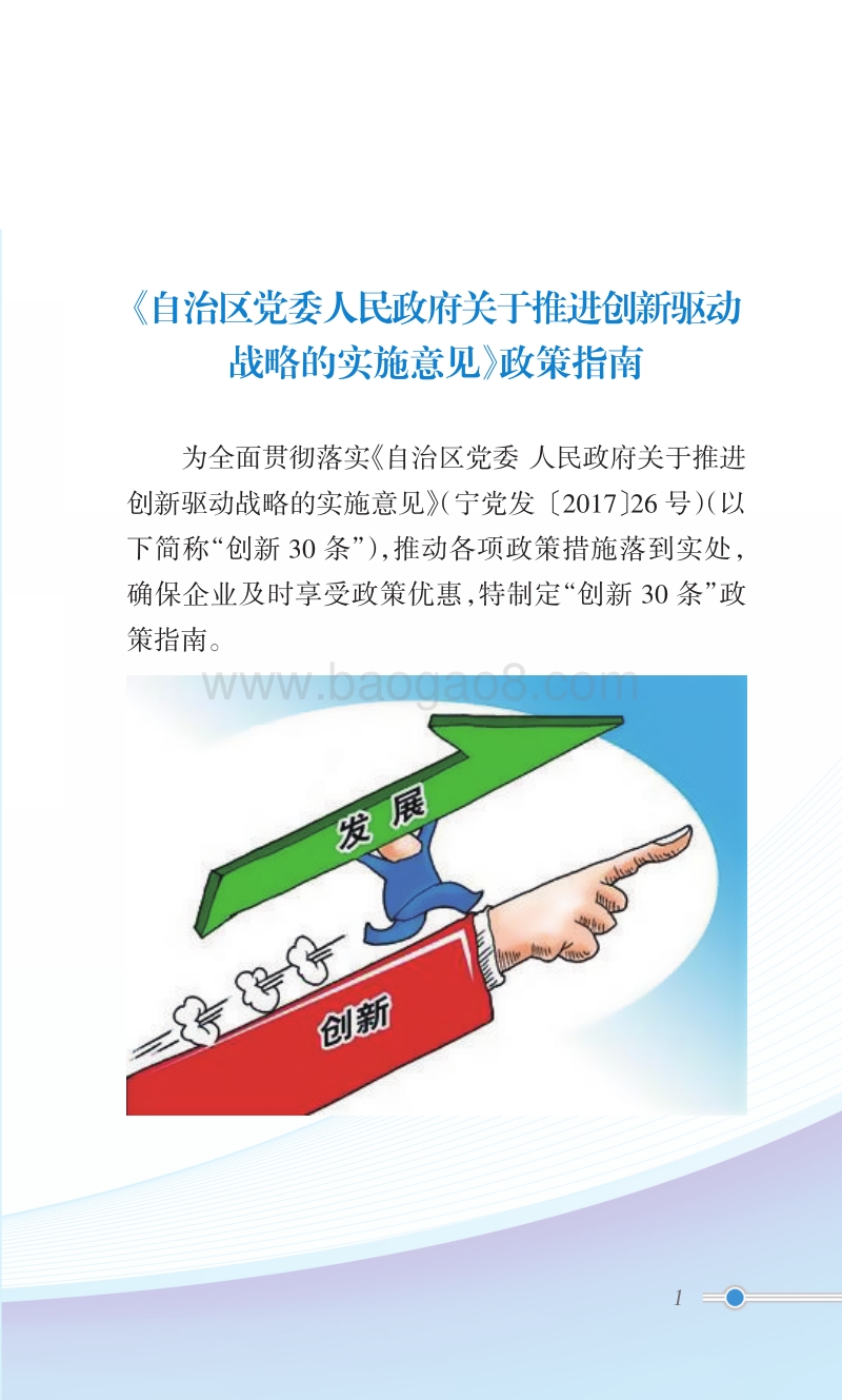 自治区党委人民政府关于推进创新驱动战略的实施意见政策指南.pdf_第3页