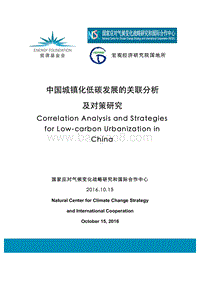 中国城镇化低碳发展的关联分析及对策研究.pdf
