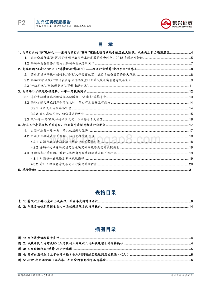 食品饮料行业深度报告：透过茅五看白酒，只缘身在最高层.pdf_第2页