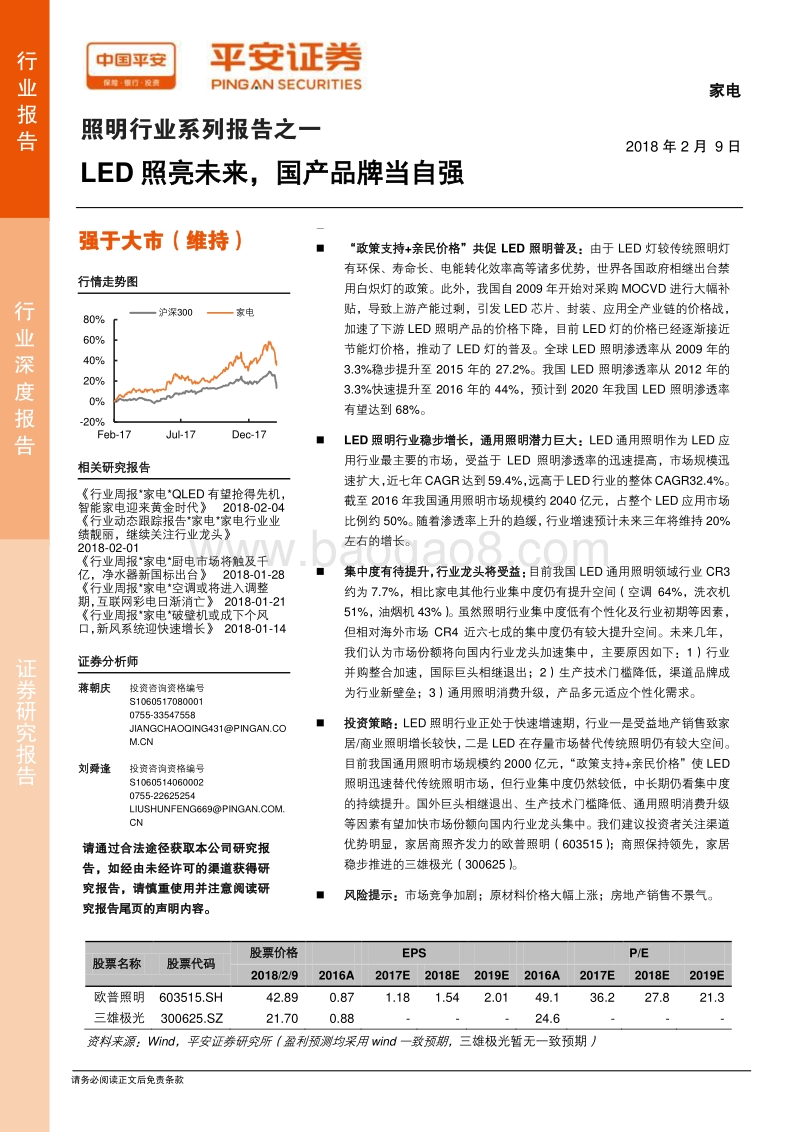 照明行业系列报告之一：LED照亮未来，国产品牌当自强.pdf_第1页