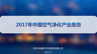 2017-2018年中国空气净化产业报告.pdf