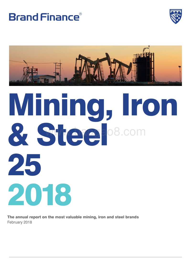 2018采矿和钢铁25强品牌报告（英文版）.pdf_第1页