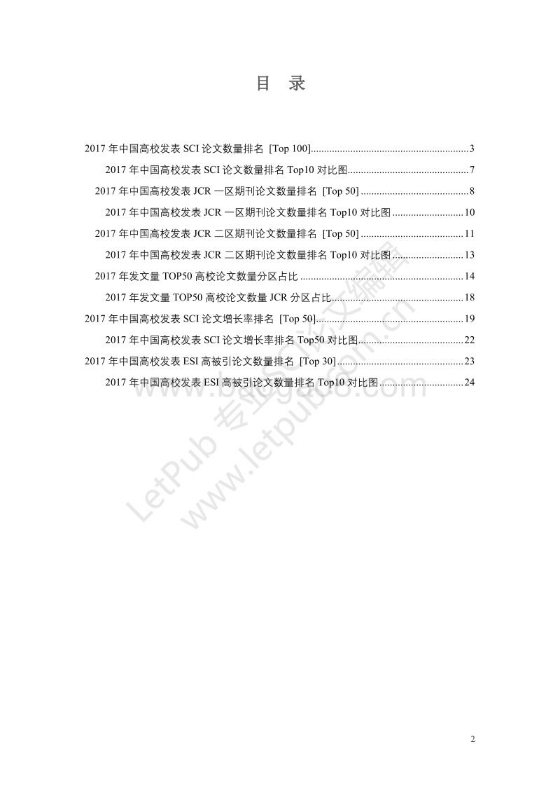 2017年中国高校发表SCI论文综合排名报告.pdf_第3页