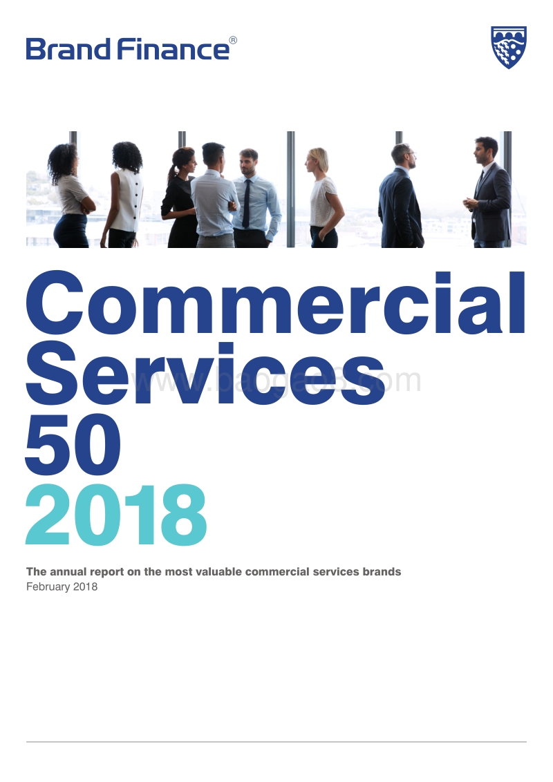 2018商业服务50强品牌报告（英文版）.pdf_第1页