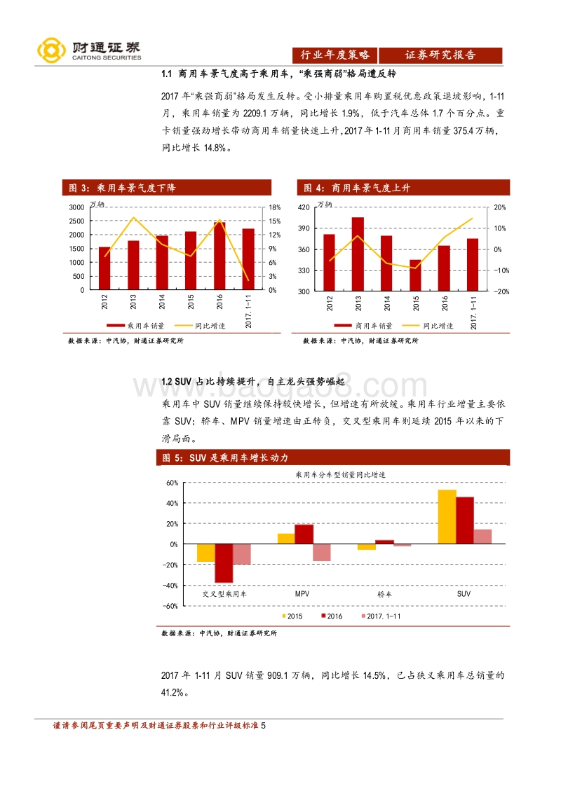 汽车行业2018年投资策略：坚守确定性，寻找真成长.pdf_第5页