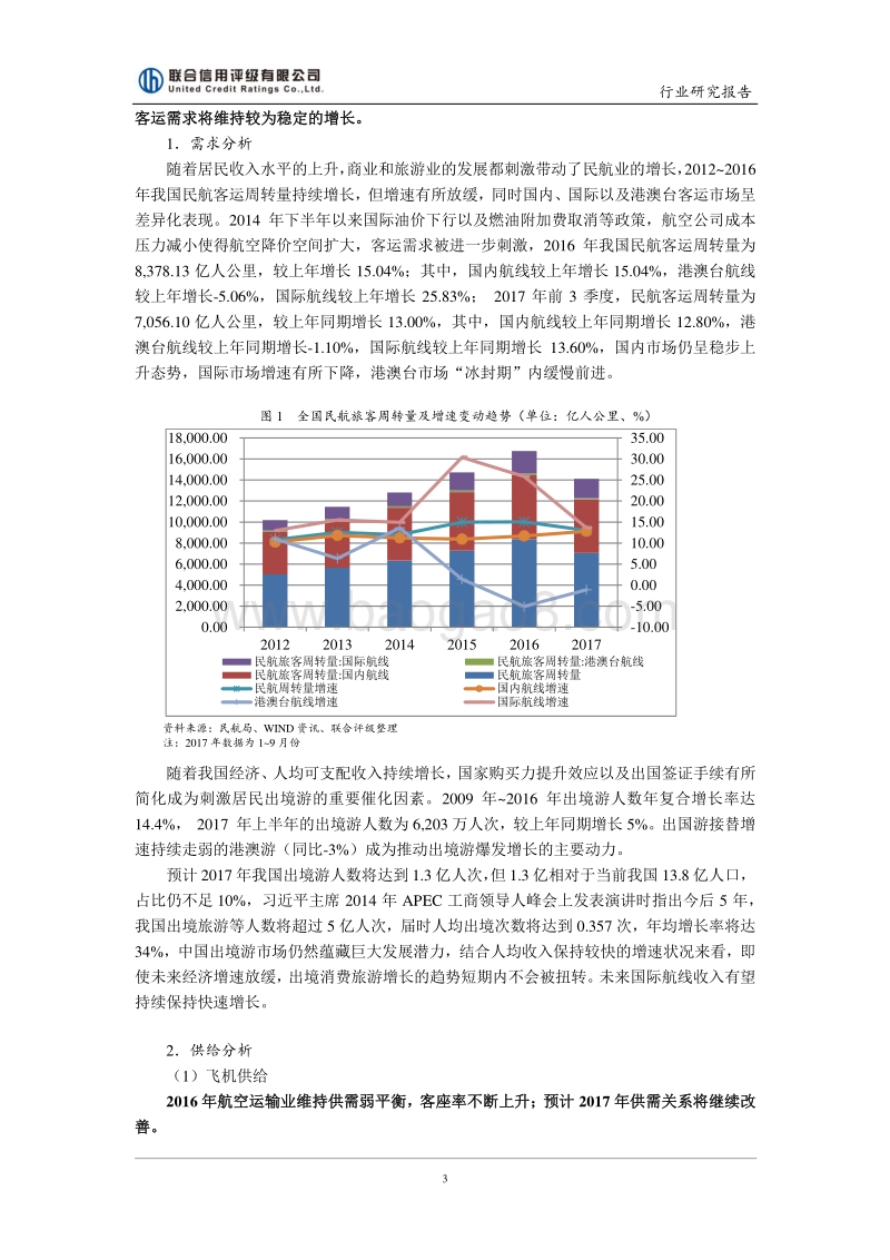 2017年中国航空运输行业研究报告.pdf_第3页