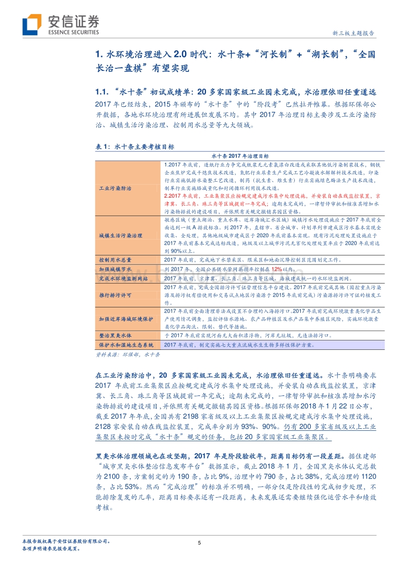 环境千年大计之水环境治理专题：水环境治理进入2.0时代.pdf_第5页