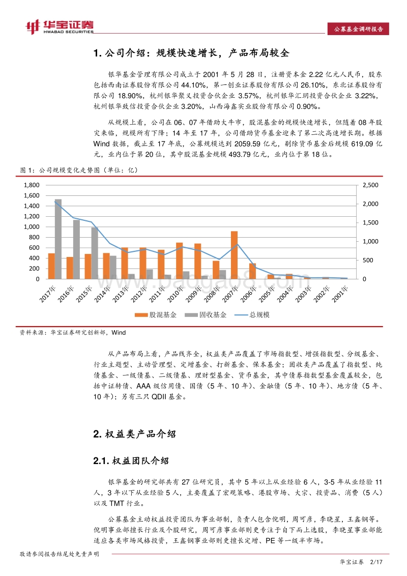 基金公司系列报告：银华基金：注重盈利质量，业绩表现亮眼.pdf_第2页