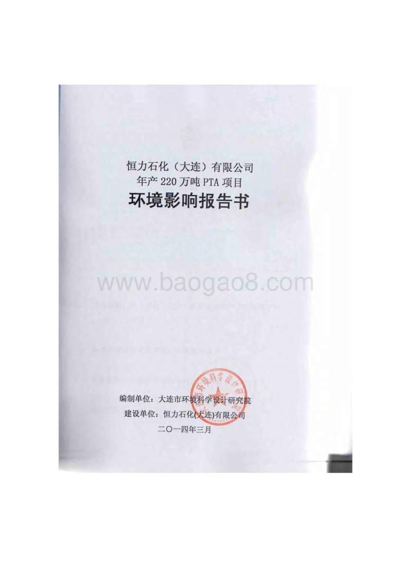 XX石化公司环境影响评价报告书.pdf_第1页