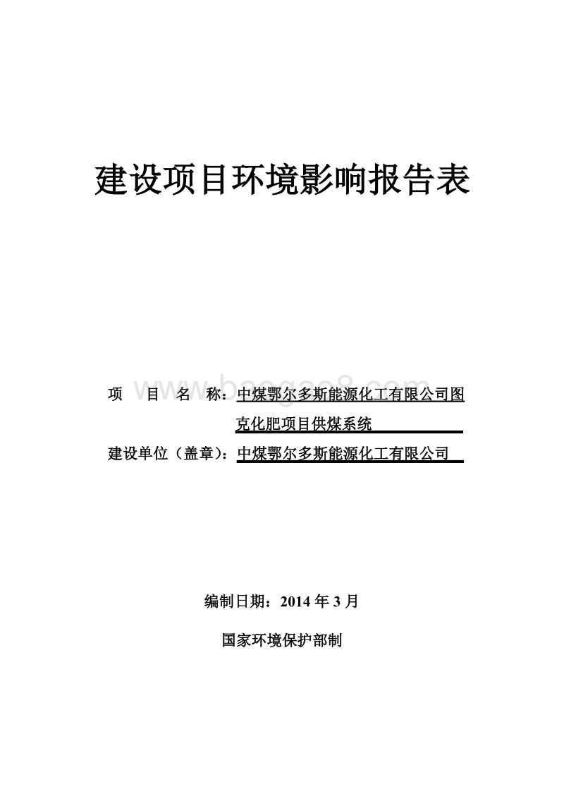 XX化工公司环境影响评价报告书.pdf_第1页