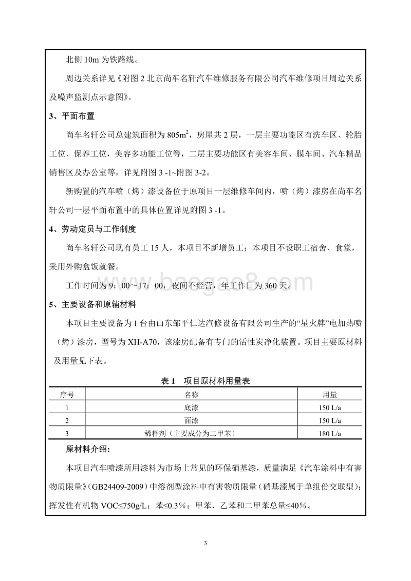 XX汽车维修服务有限公司环境影响评价报告表.pdf_第3页