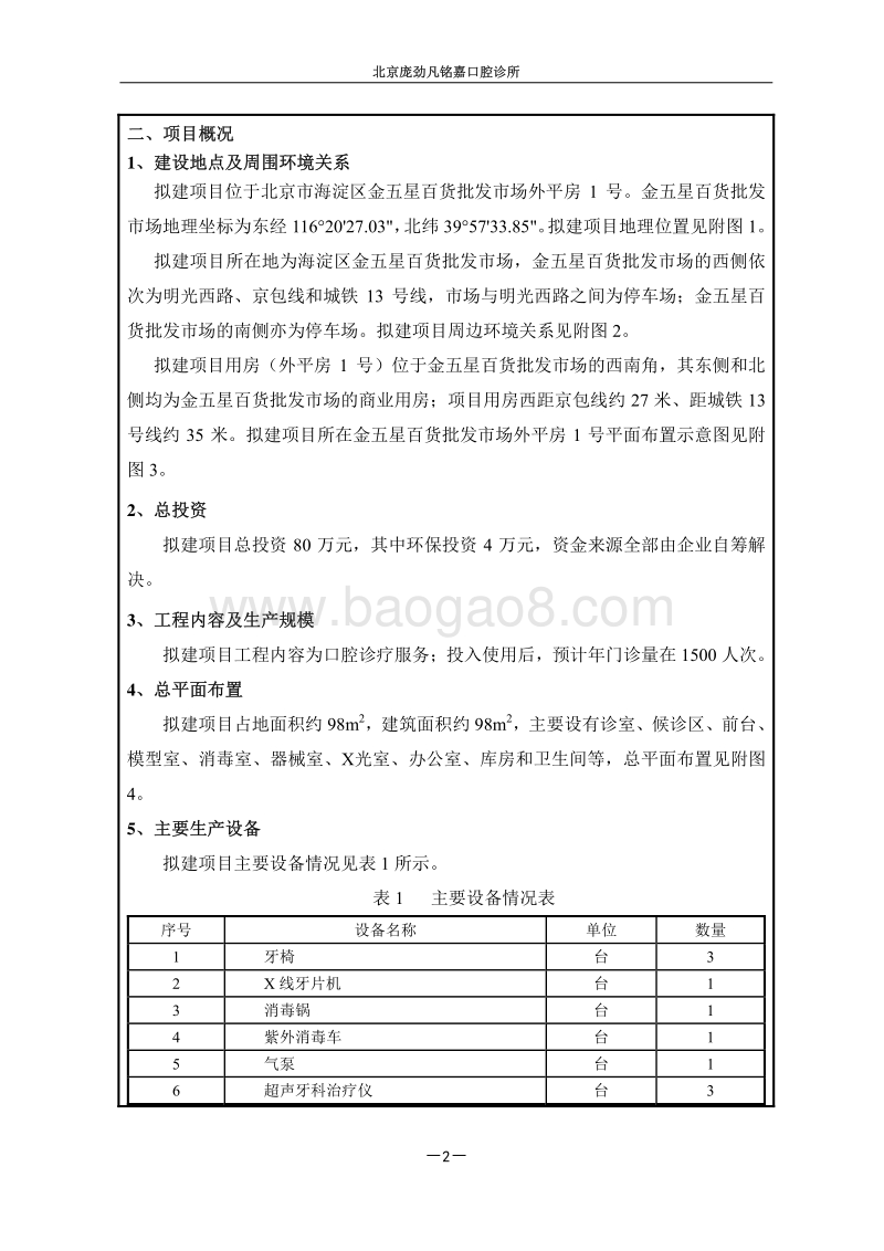 XX口腔诊所环境影响评价报告表 (2).pdf_第3页